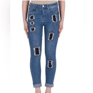 Joseph Ribkoff High Rise Skinny Jeans Size 8